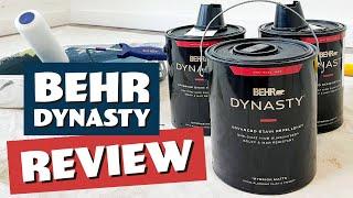 BEHR DYNASTY® Interior Paint Review. A True One Coat Paint