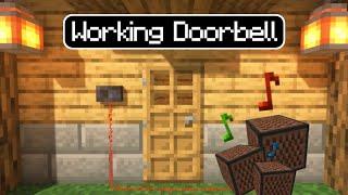 Minecraft: How to make a Doorbell! [easy]