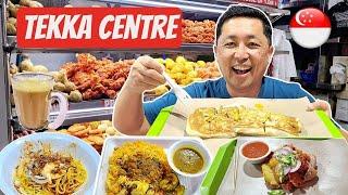 BEST INDIAN STREET FOOD in Singapore Little India!  Singapore Tekka Centre!