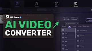 HitPaw AI Video Converter : Convert & Compress Videos in 20 Seconds with this AI Tool!