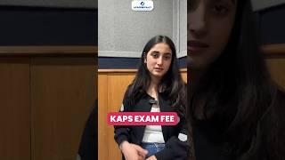 What is the Cost Involved in the KAPS Exam? #Shorts #KAPSExam #drakramahmad