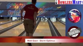 Storm Optimus Bowling Ball with Matt Gasn - BowlersMart.com