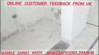 online customer feedback from the UK to Karachi #construction #marble #home #whitemarble