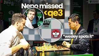 How did Nepo miss that? Ian Nepomniachtchi vs Wesley So | Semi Finals 1