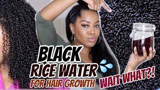 BLACK RICE Water For Even Faster Hair Growth!? | Natural Hair | Melissa Denise