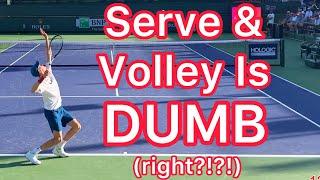 Is Serve & Volley Smart In Today’s Game? (Tennis Singles Strategy Explained)