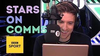 Radio 1's Greg James tries out football commentary - BBC Sport