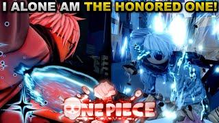 Becoming The Honored One (Satoru Gojo) In Roblox A One Piece Game... Here's What Happened!