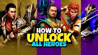 Fastest Way to UNLOCK all the HEROES in Shadow Fight 4 Arena | A Complete Beginners Guide