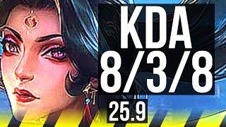 CASSIOPEIA & Tahm Kench vs MEL & Thresh (ADC) | 1500+ games | EUW Diamond | 25.9