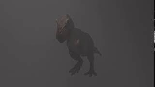 Tyrannosaurus Walk Test- (Made Sometime in October)