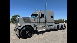 The Grey Ghost! 2025 Peterbilt 589 4-Axle Heavy Haul Working Show Truck