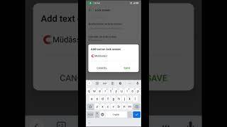 Android smartphone setting just one click