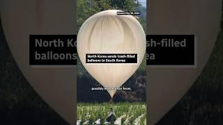 North Korea sends trash-filled balloons to South Korea