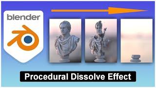 How to Make a Procedural Animated Transparent Gradient Dissolve Fade/Effect in Blender!