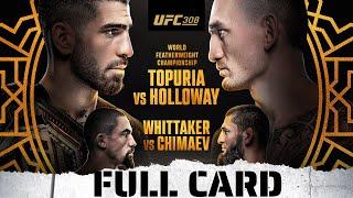 UFC 308 - Topuria vs. Holloway Full Card Preview & Predictions