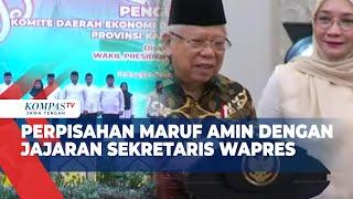 Perpisahan Maruf Amin dengan Jajaran Sekretaris Wapres