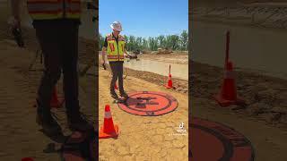 Drone setup for construction earthworks survey!