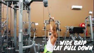 Project X Fitness: Wide Grip Lat Pull Down