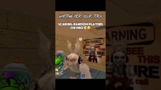 I ️ Scaring pll in MM2 #roblox #murdermystery2 #mm2 #funny #trolling #prank #scary