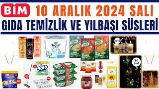 10 ARALIK 2024 | İNDİRİMLİ GIDA TEMİZLİK VE YILBAŞI SÜSLEME ÜRÜNLERİ | FIRSAT BİM MARKET | #bim