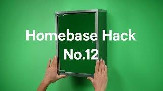 Homebase Hack No 12 - Stress Free Cabinet Hanging - DIY Hacks