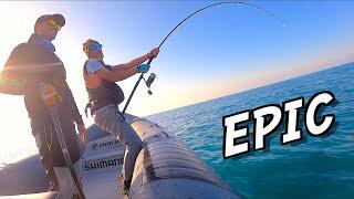 Un GROSSO PESCE ha Mangiato la mia Esca Finta [EPICO]! Spinning Topwater sulle Mangianze di Tonni 4K