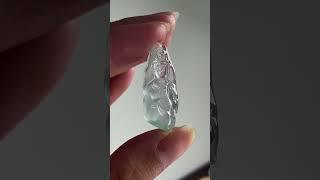 慢即是快一尊玻璃种水月观音#翡翠直播 #翡翠 #翡翠吊墜 #收藏级