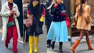 THE STUNNING MILAN STREET STYLE | ITALIAN FEBRUARY 2025 OUTERWEAR FASHION; ELEGANT WINTER LOOK ITALY