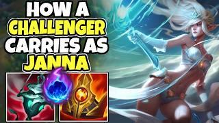 How a Challenger carries games with JANNA - 14.18 League of Legends