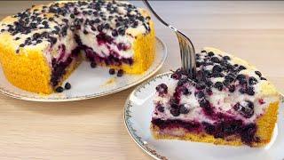 Berries and YOGURT - a great recipe for a delicious cake! Everyone likes to ask for more! # 152