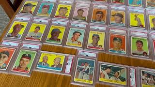 1958 Topps Complete Graded PSA HOF Run!!