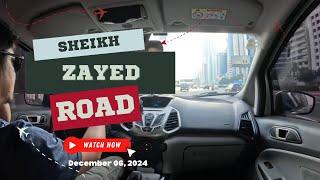 Drive to Abu Dhabi via Sheik Zayed Road | 06-Dec-2024 | Passenger View | @Rampman