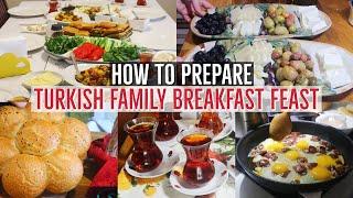 Turkish Family Breakfast Feast