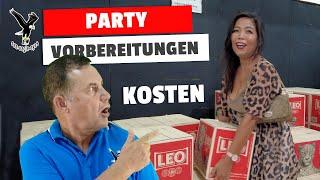 Kosten auf Koh Samui für das Essen, eine Party steht an.