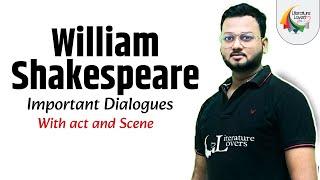 Iconic Dialogues from William Shakespeare’s Greatest Plays | Must-Know Quotes