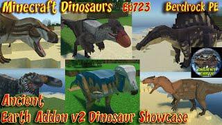 Ancient Earth Addon v2 Full  Dinosaur Showcase Chinese Bedrock PE Minecraft Dinosaurs Ep723