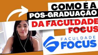 CONHEÇA A PÓS EAD DO FOCUS (AMBIENTE VIRTUAL)