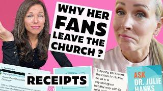 Why do Julie Hanks followers leave the church?  Correlation or causation?