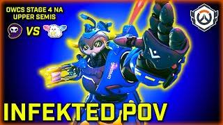 [Infekted POV] INSANE Orisa performance | NTMR vs Fluffy Dreamland | Upper Semis | Stage 4 ME | NA