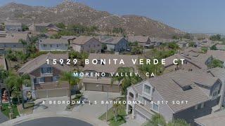 Home for Sale | 15929 Bonita Verde Moreno Valley, CA 92555