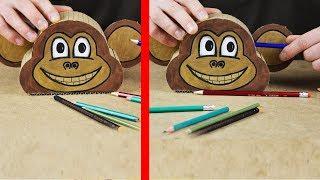 Wow! DIY Funny Pencil Sharpener from Cardboard (mr. hotglue's family)