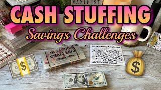 CASH STUFFING MY SAVINGS CHALLENGES | PRINCESS BUDGETS | DAISYBUDGETS