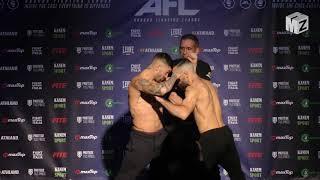 AFL-22 BAD BLOOD WEIGH-IN