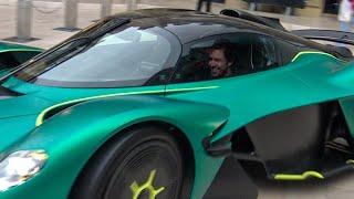 FERNANDO ALONSO Surprise Everyone by Driving his AM Valkyrie Through the Streets of Monaco!!