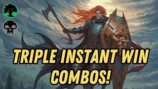 3 Instant Win Combos in 1 Deck lol!  Foundations Standard MTG Arena.