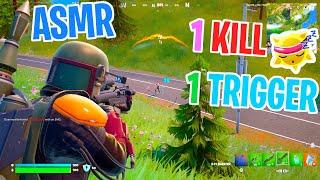ASMR Gaming  Fortnite 1 Kill = 1 Trigger Relaxing Mouth Sounds  Controller Sounds + Whispering 