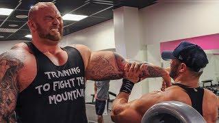 THE MOUNTAIN  Game Of Thrones in Real life. And he is HUGE!!! Cleganebowl