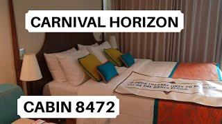 Carnival Horizon Cabin 8472 Category HI Havana Aft-View Extended Balcony Stateroom