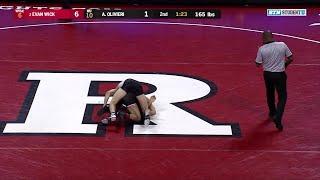 165 LBs: #3 Evan Wick (Wisconsin) vs. Anthony Olivieri (Rutgers) | Big Ten Wrestling